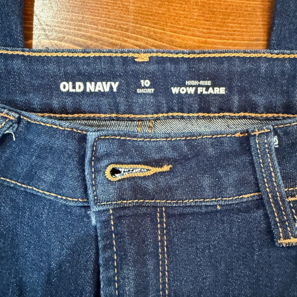 Classic Women's Dark Blue bootcut jeans - Picture 3 of 3
